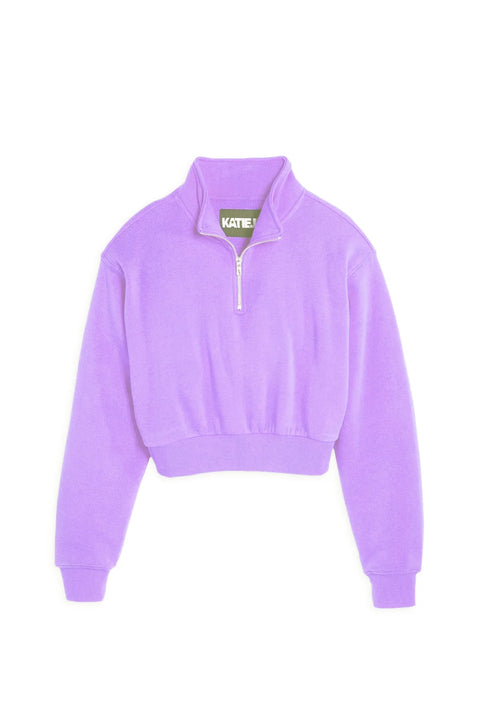 DYLAN 3/4 ZIP - LILAC