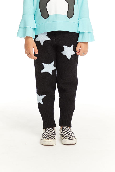 Ribbed Panel Licorice Star Legging