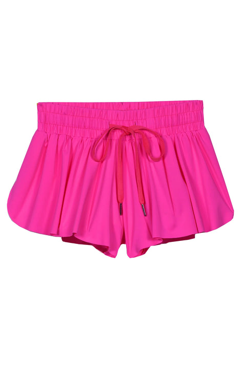 HOT PINK FARRAH SHORTS