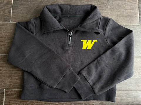 CUSTOMIZABLE SMALL SCHOOL LETTER QUARTER ZIP