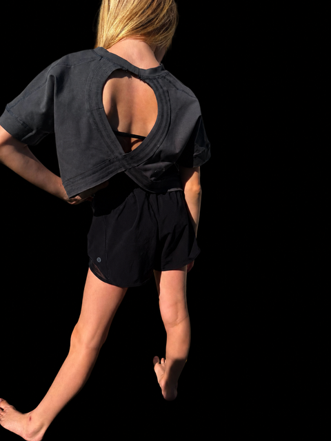 OPEN BACK CROP TOP - CUSTOMIZABLE