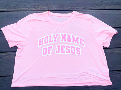 PINK ON PINK SCHOOL NAME CROP