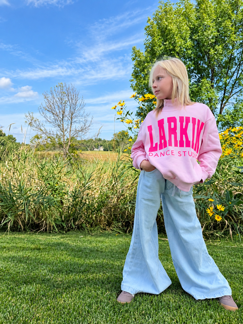 CUSTOMIZABLE MOCK TURTLENECK SWEATSHIRT - YOUTH