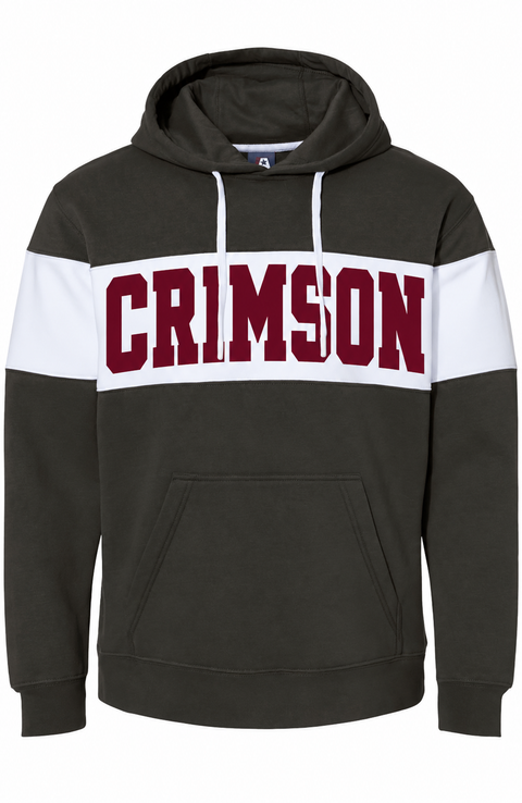 VARSITY FLEECE COLORBLOCK CUSTOMIZABLE HOODED SWEATSHIRT