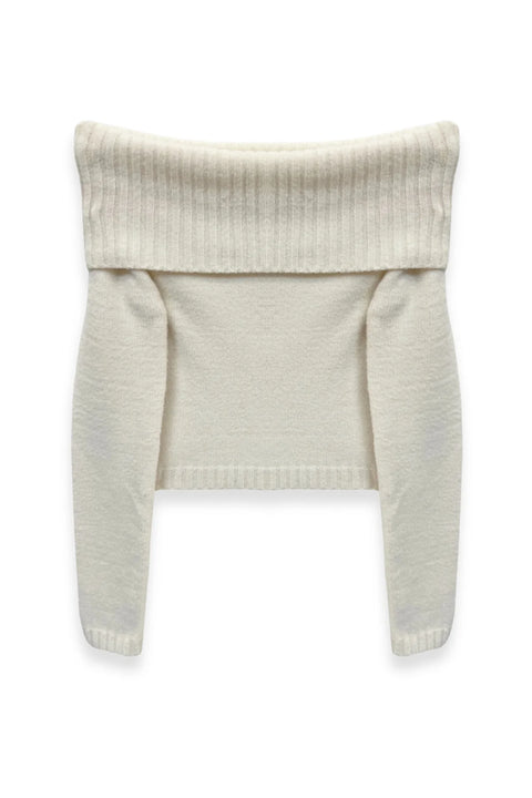 NIKKI OFF THE SHOULDER SWEATER