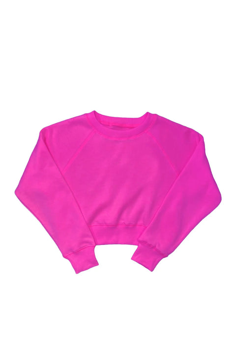 DYLAN CREWNECK- SHOCKING PINK