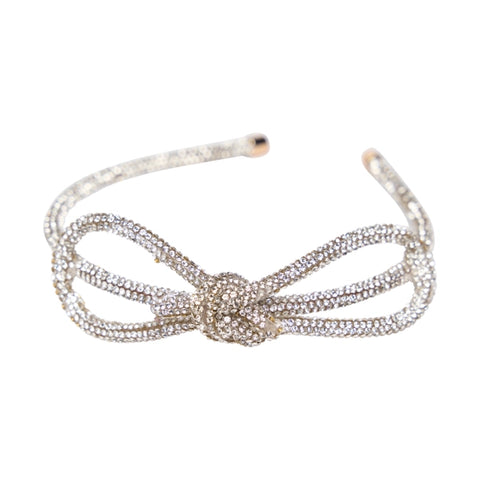 RHINESTONE BOW HEADBAND