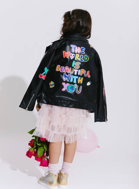 DOODLE ART MOTO JACKET