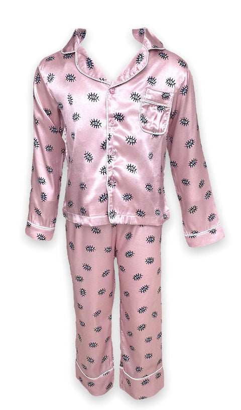 EVIL EYE SILK PAJAMAS