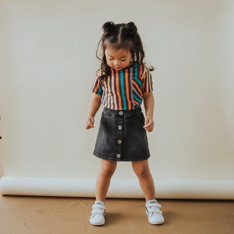 VERTICAL STRIPE KIDS TEE