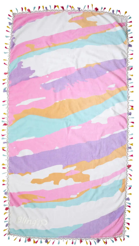 TIE DYE BEACH TOWEL