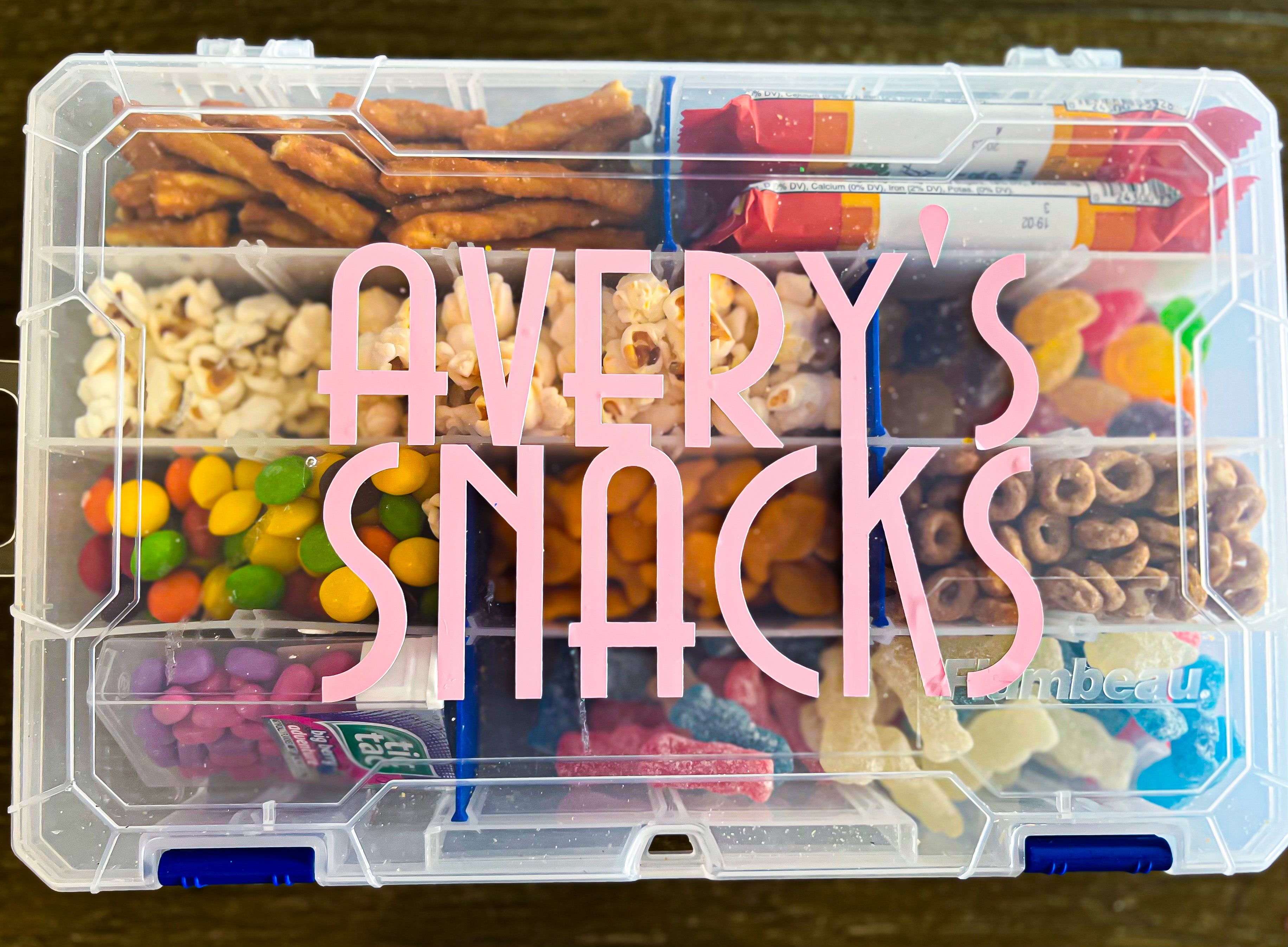 PERSONALIZED SNACK BINS – Honey P's Boutique