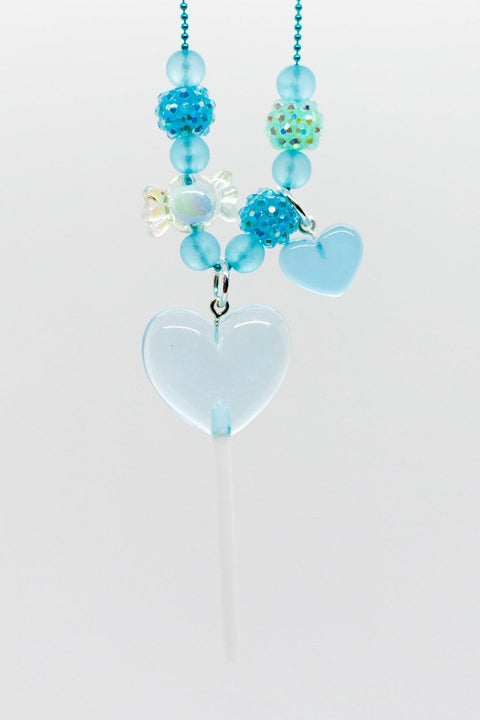 HEART LOLLIPOP CANDY BURST NECKLACE