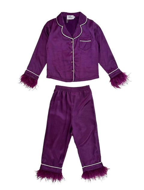 LOLA FEATHER SET - PURPLE