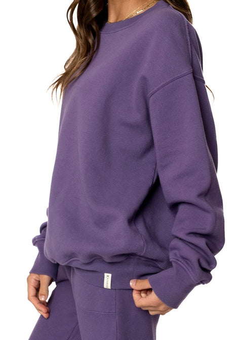 OVERSIZED SWEATSHIRT - FRENCH GRAPE