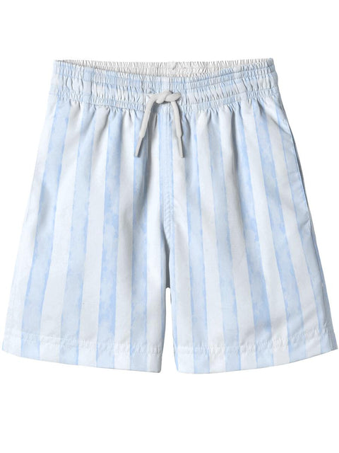 Blue Check Swim Shorts