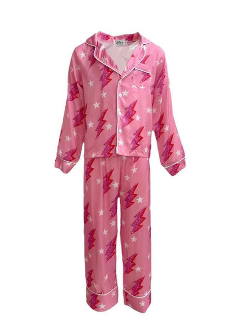 SUGAR FLASH SILK PAJAMA SET