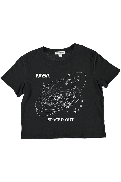 SPACED OUT NASA CROPPED TEE