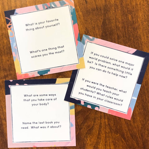 Dinner Conversation Cards