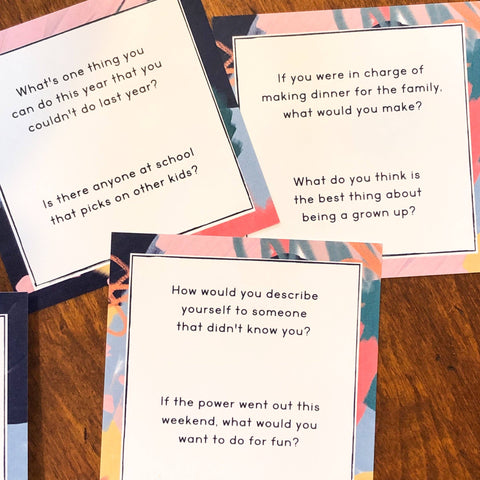 Dinner Conversation Cards