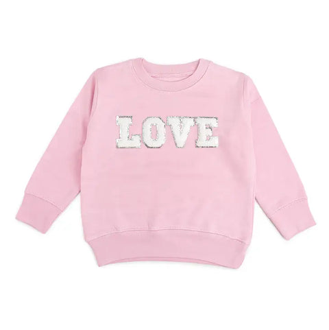 LOVE PATCH KIDS SWEATSHIRT