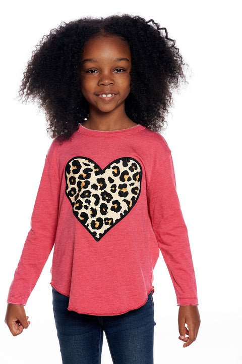 Leopard Heart Long Sleeve