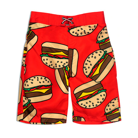 Burger Swim Trunks