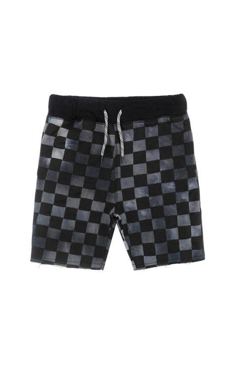 CHECKERED CAMP SHORTS